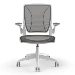 Humanscale Diffrient World Ergonomic Mesh Swivel Task Chair, White/Black (W11BN10N10SHNSC)