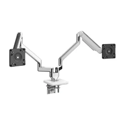 Humanscale Dual Monitor Arm, Polished Aluminum (X22DBW)