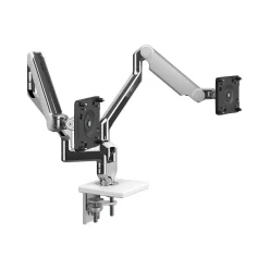 Humanscale Dual Monitor Arm, Polished Aluminum (X22DBW)