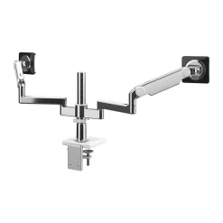 Humanscale Dual Monitor Arm, Polished Aluminum (X22TBW)