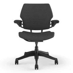 Humanscale Freedom Ergonomic Fabric Swivel Task Chair, Gray (F111GFT12XFSHNSC)