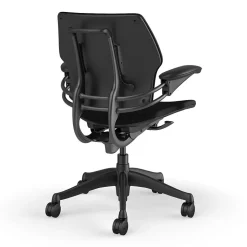 Humanscale Freedom Ergonomic Fabric Swivel Task Chair, Black (F111GFT10XFSHNSC)