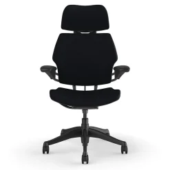 Humanscale Freedom Headrest Ergonomic Fabric Swivel Task Chair, Black (F211GCF10XFSHNSC)