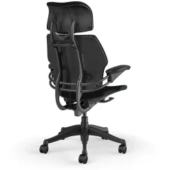 Humanscale Freedom Headrest Ergonomic Fabric Swivel Task Chair, Black (F211GCF10XFSHNSC)