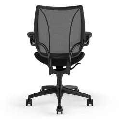 Humanscale Liberty Ergonomic Fabric Swivel Task Chair, Black (L113BM10FT10XFSHNSC)