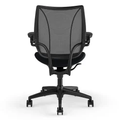 Humanscale Liberty Ergonomic Fabric Swivel Task Chair, Black (L113BM10CF10XFSHNSC)