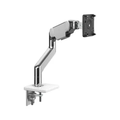 Humanscale M10 Adjustable Single Monitor Arm, Polished Aluminum (M11TBW)