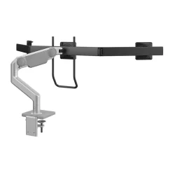 Humanscale M10 Adjustable Triple Monitor Arm with Crossbar and Handle, up to 26.5