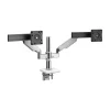 Humanscale M/Flex for M2.1 Dual Monitor Arm, Polished Aluminum (X22SBW)
