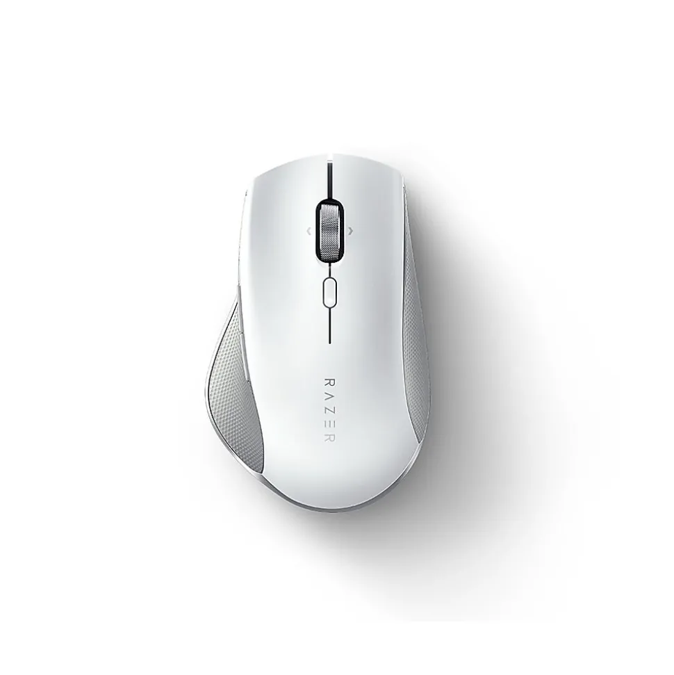 Humanscale Pro-Click Wireless Ergonomic Optical Bluetooth & USB Mouse, White (PROCLICK-NA)