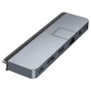 Hyper Products HyperDrive Duo Pro 7-Port USB Type-C Hub, Space Gray (HD575-GRAY)