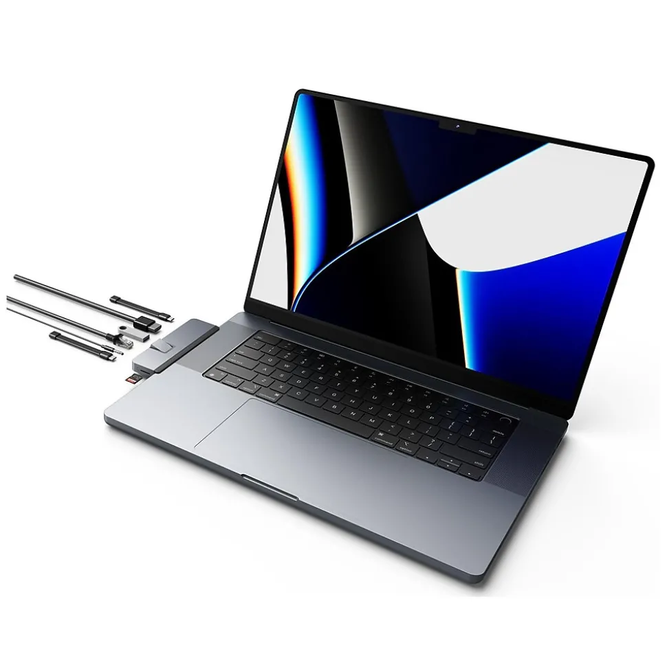 Hyper Products HyperDrive Duo Pro 7-Port USB Type-C Hub, Space Gray (HD575-GRAY)