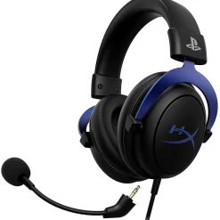 HyperX Cloud HHSC2-FA-BL/N Wired Over-the-Head Stereo Gaming Headset, Black/Blue