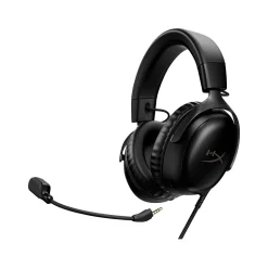 HyperX Cloud III Noise Canceling Over-the-Ear Stereo Gaming Headset, USB/3.5mm, Black (727A8AA)
