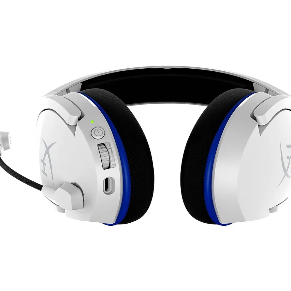 HyperX Cloud Stinger Core Wireless Noise Canceling Stereo Gaming Over-the-Ear Headset, White (4P5J1AA)