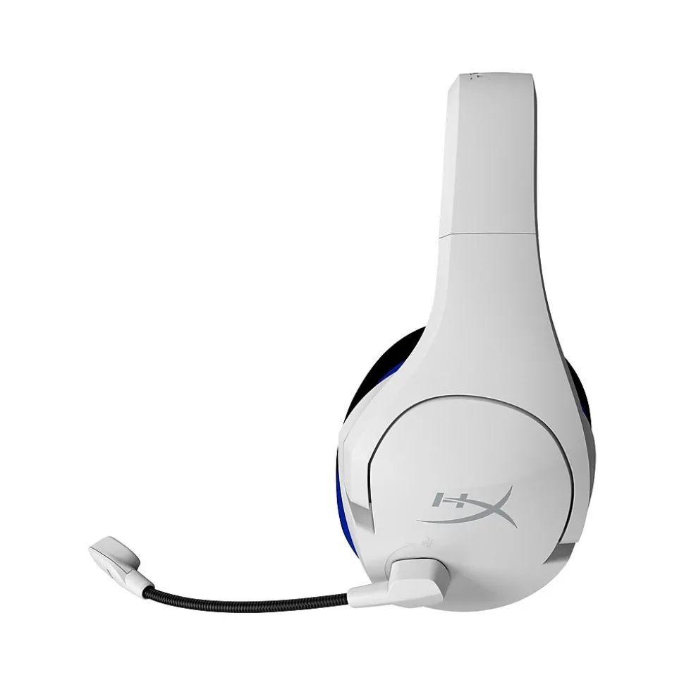 HyperX Cloud Stinger Core Wireless Noise Canceling Stereo Gaming Over-the-Ear Headset, White (4P5J1AA)