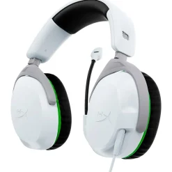 HyperX CloudX Stinger 2 3.5mm Noise Canceling Stereo Gaming Headset, UC Certified, White (75X28AA)