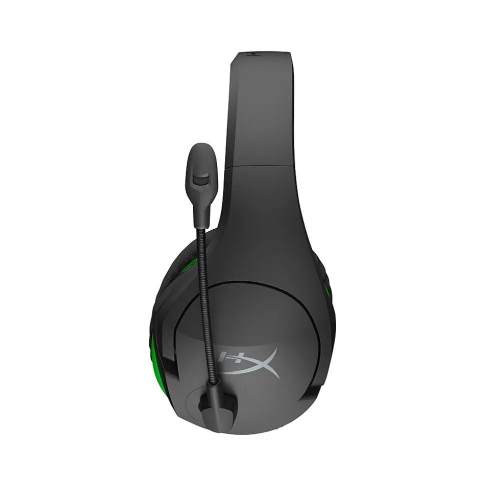 HyperX Cloudx Stinger Core Wireless Noise Canceling Stereo Gaming Over-the-Ear Headset, Black/Green (4P5J0AA)
