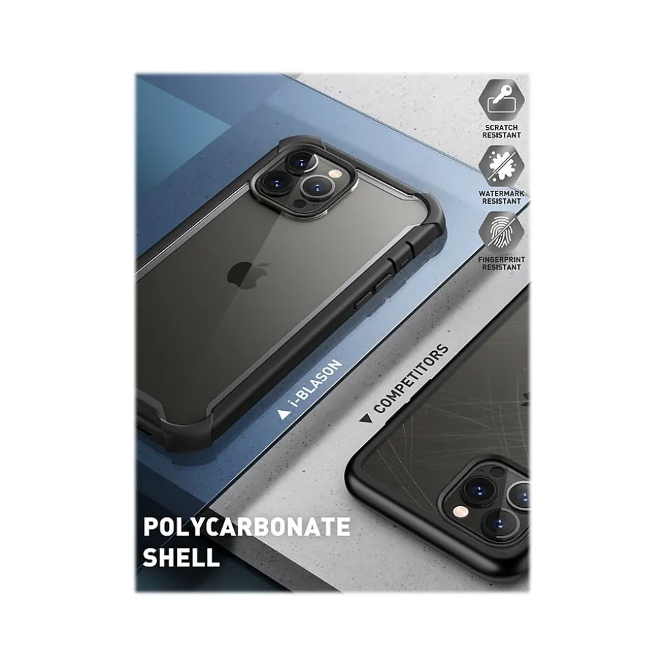 i-Blason Ares Black Case for iPhone 14 Pro (iPhone2022Pro-6.1-Ares-SP-Black)