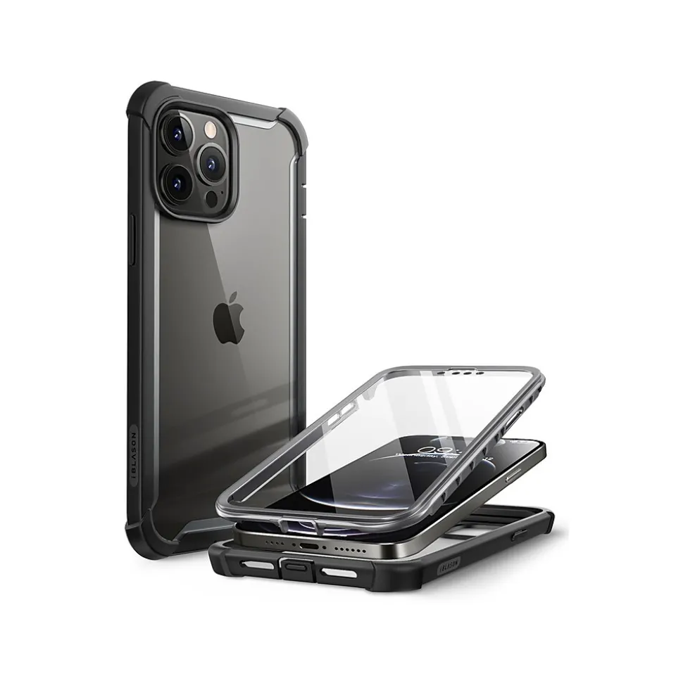 i-Blason Ares Black Snap Case for iPhone 13 Pro (iPhone2021Pro-6.1-Ares-SP-Black)