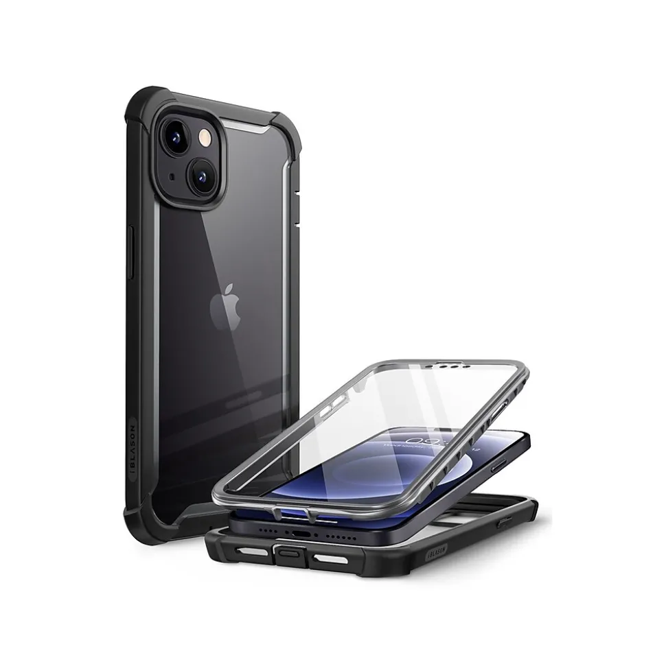 i-Blason Ares Black Snap Case for iPhone 13 (iPhone2021-6.1-Ares-SP-Black)