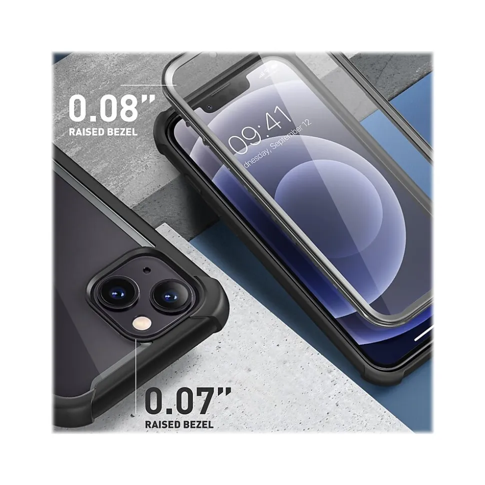 i-Blason Ares Black Snap Case for iPhone 13 (iPhone2021-6.1-Ares-SP-Black)