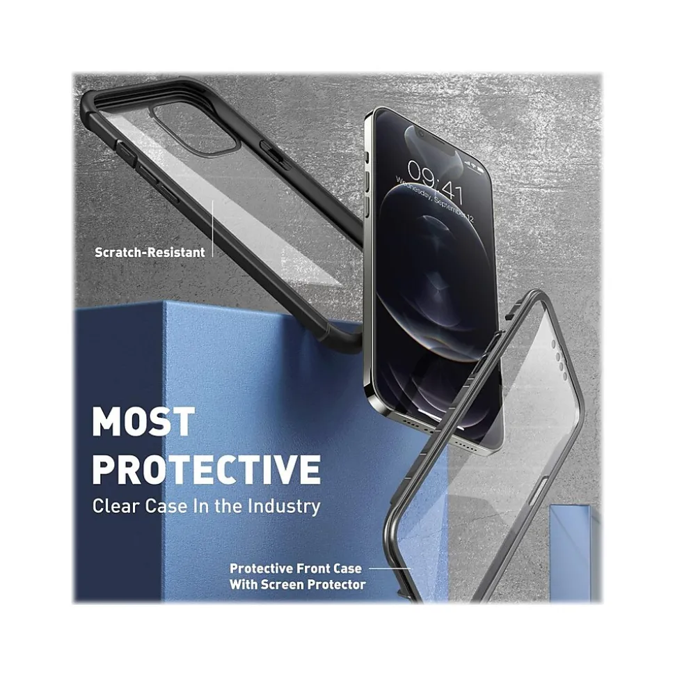 i-Blason Ares Black Snap Case for iPhone 13 Pro Max (iPhone2021-6.7-Ares-SP-Black)