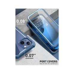 i-Blason Ares Blue Case for iPhone 14 Plus (iPhone2022-6.7-Ares-SP-Azure)