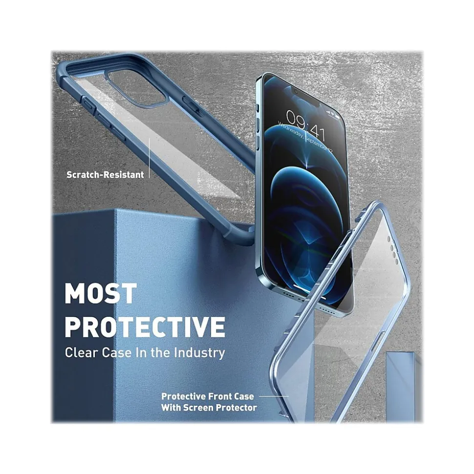 i-Blason Ares Blue Snap Case for iPhone 13 Pro (iPhone2021Pro-6.1-Ares-SP-Azure)