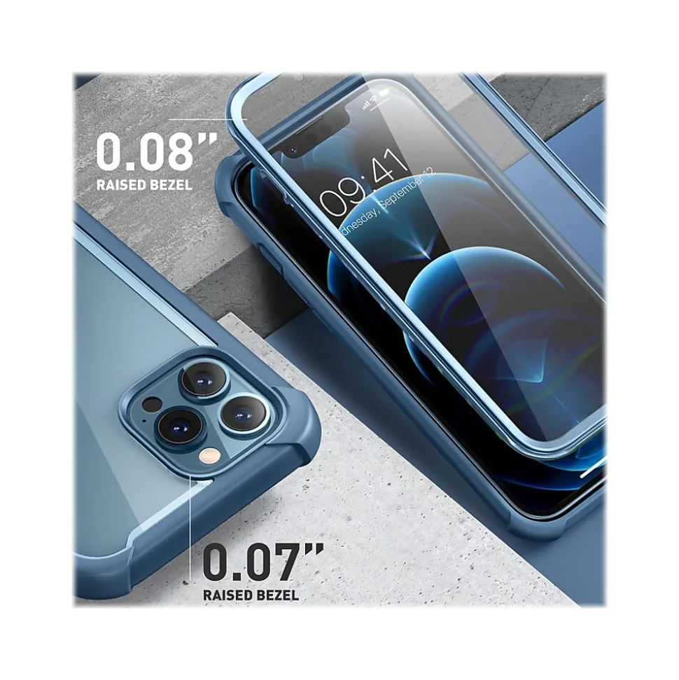 i-Blason Ares Blue Snap Case for iPhone 13 Pro (iPhone2021Pro-6.1-Ares-SP-Azure)