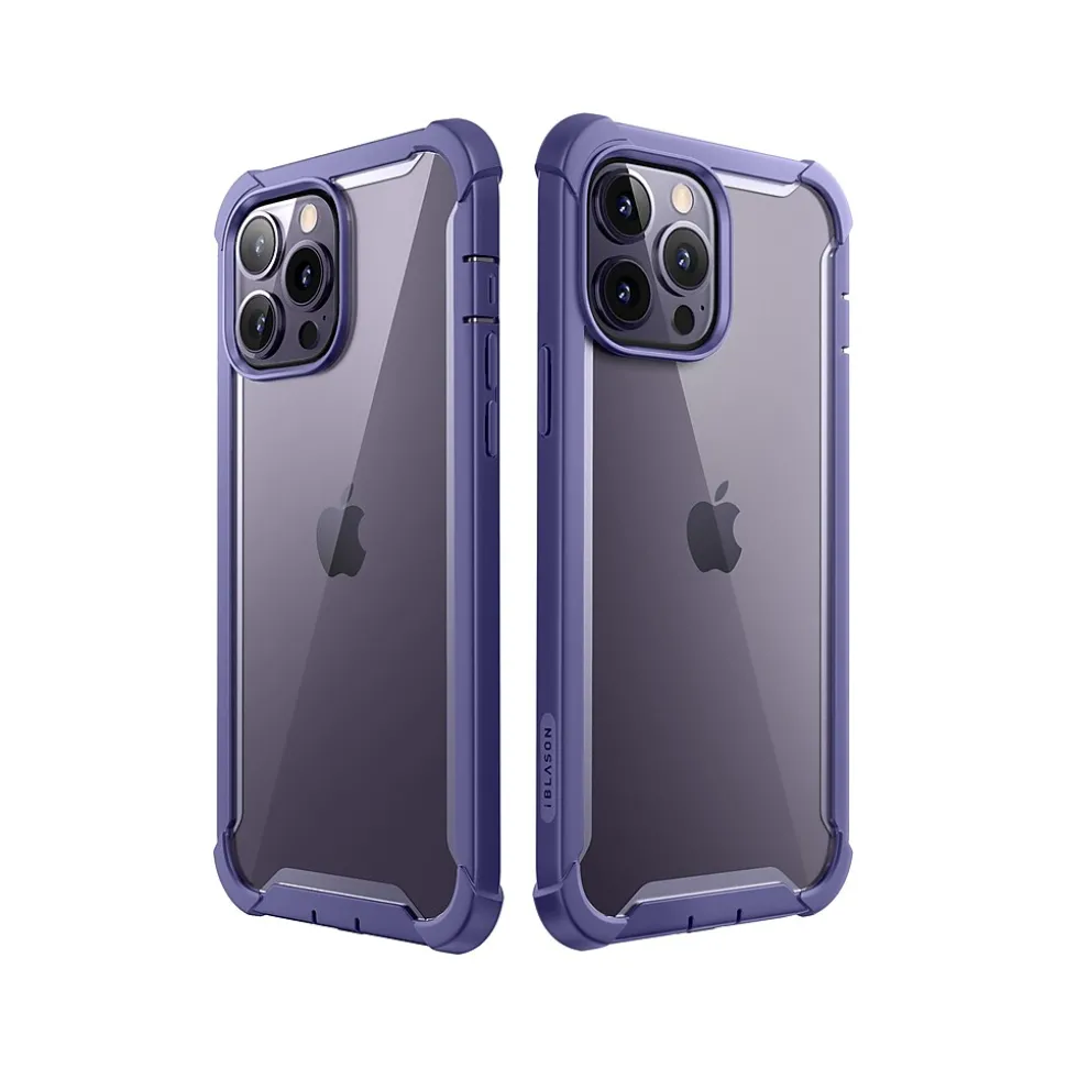i-Blason Ares Deep Purple Case for iPhone 14 Pro Max (iPhone2022Pro-6.7-Ares-SP-Mauve)