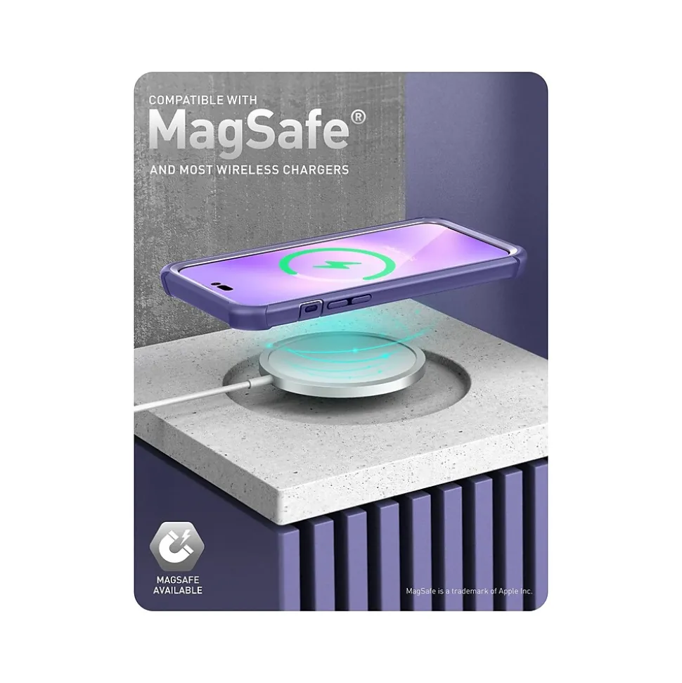 i-Blason Ares Deep Purple Case for iPhone 14 Pro Max (iPhone2022Pro-6.7-Ares-SP-Mauve)