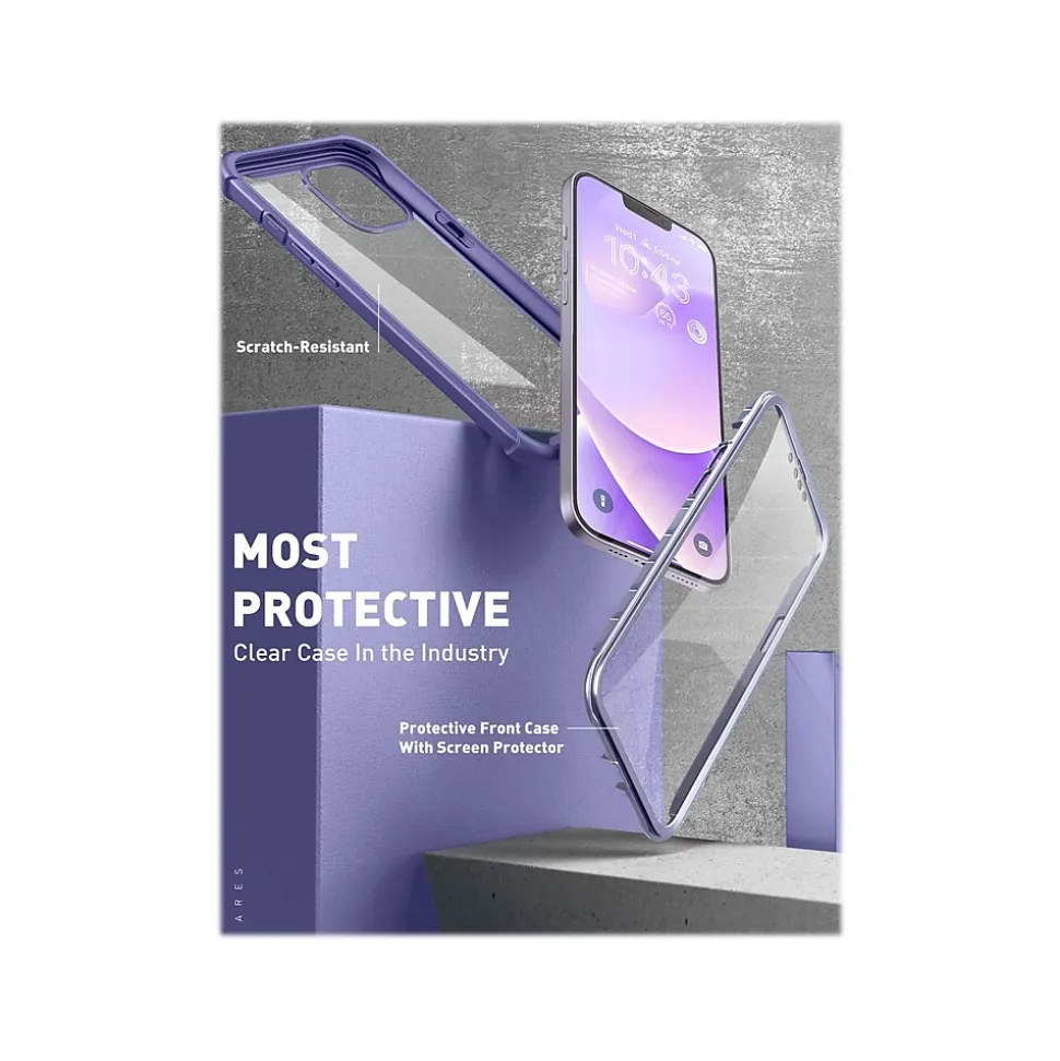 i-Blason Ares Deep Purple Case for iPhone 14 Plus (iPhone2022-6.7-Ares-SP-Mauve)