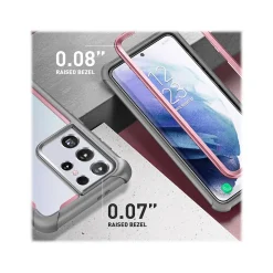 i-Blason Ares Pink Rugged Case for Samsung Galaxy S21 Ultra (Galaxy-S21Ultra-Ares-Pink)