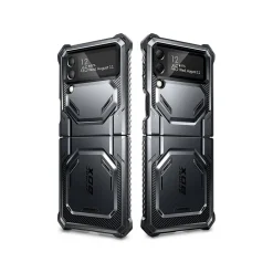 i-Blason Armorbox Black Rugged Case for Samsung Galaxy Z Flip4 (Galaxy2022-ZFlip4-5G-Armorbox-Black)