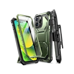 i-Blason Armorbox Dark Green Rugged Case for iPhone 14 Pro (iPhone2022Pro-6.1-Armorbox-SP-Guldan)