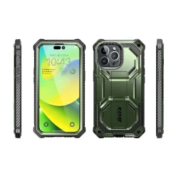 i-Blason Armorbox Dark Green Rugged Case for iPhone 14 Pro (iPhone2022Pro-6.1-Armorbox-SP-Guldan)