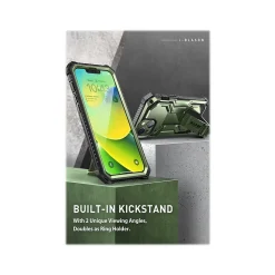 i-Blason Armorbox Dark Green Rugged Case for iPhone 14 (iPhone2021/22-6.1-Armorbox-SP-Guldan)