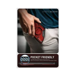 i-Blason ArmorBox MagSafe Rugged Case for Samsung Galaxy S24, Shock Absorbing, Metallic Red (GS24ABSPRD)