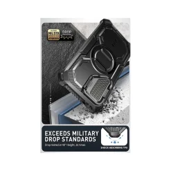 i-Blason ArmorBox MagSafe Rugged Case for Samsung Galaxy S24+, Shock Absorbing, Black (GS24PLUSABSPBK)