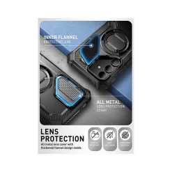 i-Blason ArmorBox MagSafe Rugged Case for Samsung Galaxy S24+, Shock Absorbing, Black (GS24PLUSABSPBK)