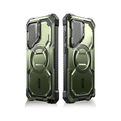 i-Blason Armorbox MagSafe Rugged Case for Samsung Galaxy S24 Ultra, Shock-Absorbing, Dark Green