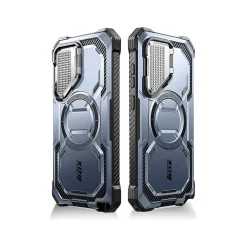 i-Blason ArmorBox MagSafe Rugged Case for Samsung Galaxy S24 Ultra, Metallic Blue (GS24UABSTT)