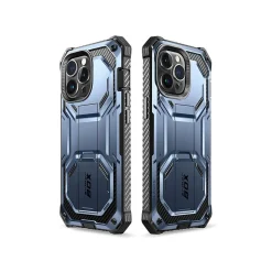 i-Blason Armorbox Metallic Blue Rugged Case for iPhone 14 Pro Max (iPhone2022Pro-6.7-Armorbox-SP-Tilt)