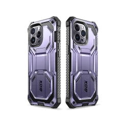 i-Blason ArmorBox Metallic Purple Rugged Case for iPhone 14 Pro (iPhone2022Pro-6.1-Armorbox-SP-Mauve)