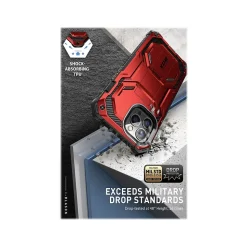 i-Blason Armorbox Metallic Red Rugged Case for iPhone 14 Pro Max (iPhone2022Pro-6.7-Armorbox-SP-Ruddy)