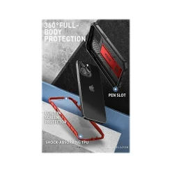 i-Blason ArmorBox Metallic Red Rugged Case for iPhone 14 Pro (iPhone2022Pro-6.1-Armorbox-SP-Ruddy)