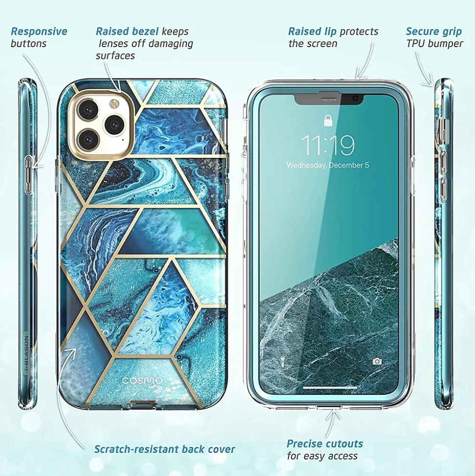 i-Blason Cosmo Blue Case for iPhone 11 Pro (11PRO-COSM-OCE)