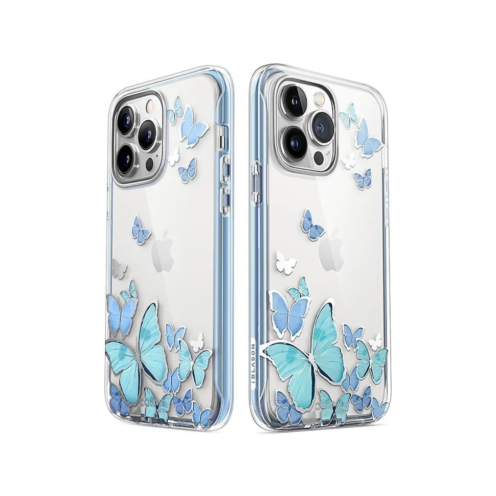 i-Blason Cosmo Bluefly Case for iPhone 14 Pro Max (iPhone2022Pro-6.7-Cosmo-SP-Bluefly)