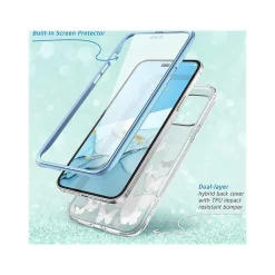 i-Blason Cosmo Bluefly Case for iPhone 14 Pro Max (iPhone2022Pro-6.7-Cosmo-SP-Bluefly)